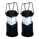 Ram 2-Pack Portable Camping Lantern Battery-Powered LED Light with Hooks