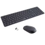 Rapoo 9310M Wireless Keyboard and Mouse Combo, 3.9mm Ultra-slim Aluminium Design with Multiple Device Support Full-size UK Layout