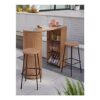 Rattan Curve Outdoor Bar Set