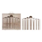 Real Techniques Au Naturale Makeup Brush Kit, 9-Piece, Gold