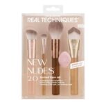 Real Techniques New Nudes 2.0 Blurred Base Kit, Soft Bristles