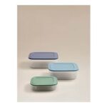 Rectangular Peel Lid Food Storage Containers – Set of 3