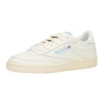 Reebok Womens Club C 85 Vintage Sneaker Chalk/Alabaster/Sky Blue 5