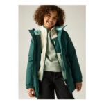Regatta Green Vallina Junior Isotex Waterproof Jacket (3-13 Years) 3-4 Yrs