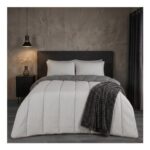 Right Now OHS Coverless 10.5 Tog Reversible Duvet & Pillowcase – Silver/Grey