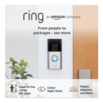 Ring Battery Video Doorbell plus Wireless 1536p HD, Easy Install