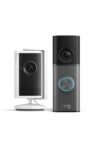 Ring Wired Video Doorbell Pro (Newest Gen) Retinal 4K & 10x Zoom £0 Indoor Camera Plus Retinal 2K Plug-In Low-Light Sight Alexa