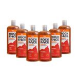 Rock Face Shower Gel – Power All In One Body Wash for Men, 500ml, Spicy Oriental Scent, Suitable for Hair and Body, Multipack of 6