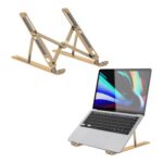 Roe Tenpo 6-Level Laptop Stand for Desk, Foldable, Gold