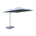 Roma Rectangular Parasol Grey