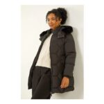 Roman Petite Hooded Quilted Puffer Coat
