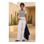 Roman Stripe Knitted Top