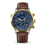 Rotary RGS10091/05 Pilot Chronograph Brown Leather Strap Watch – W13349