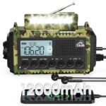 Roxicosly Wind Up Solar Emergency Radio, 12000mAh Rechargeable, AM/FM/SW Flashlight & Lamp, USB Phone Charger – Sold By SYNVERRA GLOBAL/FBA