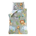 Rumble in the Jungle Duvet Cover Set, Reversible, Single