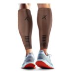 Rymora Calf Compression Sleeves Unisex One Pair Deep Cocoa Small