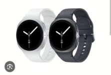 SAMSUNG Galaxy Watch8 BT with Bixby – Graphite/ White 44 mm – Refurbished Grade A with code – Currys Clearance