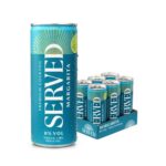 SERVED Margarita Cocktail 8% ABV Pre-Mixed RTD 6 X 250ml