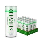 SERVED Premium Vodka Lime & Soda, 4% ABV, Wonky Fruit