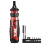 SKIL Rechargeable 4V Cordless Screwdriver with Circuit Sensor Technology, Includes 9pcs Bit, 1pc Bit Holder – Sold & Shipped by Amazon US
