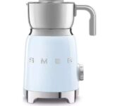 SMEG MFF11PBUK Electric Milk Frother – Pastel Blue (free C&C)
