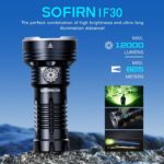 SOFIRN IF30 Powerful USB C Rechargeable EDC Flashlight IPX8 with code – Beamax Lighting Store