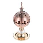 SOIMISS Wrought Iron Incense Burner Candle Stand with Base