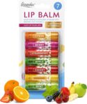 SOL 7pk Flavoured Lip Balm Set – Lip Balm Multipack with Vitamin E