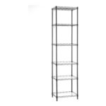 SONGMICS 6-Tier Metal Shelving Unit, 40-30-160 Cm