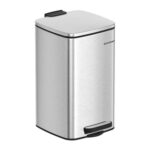 SONGMICS Kitchen Bin, 8L Stainless Steel Pedal Bin