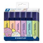STAEDTLER Textsurfer Classic Highlighter, Pastel Pack of 6 – £5.69 S&S