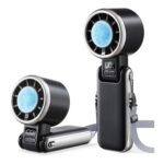 SWEETFULL Portable Handheld Turbo Fan with Ice Cooler, Black