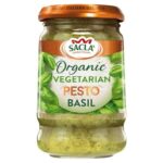 Sacla Organic Vegetarian Basil Pesto with Pine Nuts 190g S&S £2.32