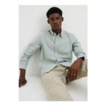 Sage Green Regular Fit Oxford Shirt Sage S