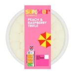 Sainsburys 600g Peach & Raspberry Summer Trifle