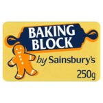 Sainsburys Baking Block 250g / Flora Salted Block Butter Alternative 200g – 98p (instore – Warrington)