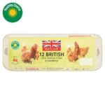 Sainsburys British Free Range Eggs Medium x12 (Nectar Price)