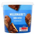Sainsburys Mini Bites Tubs (Millionaires / Flapjack / Double Chocolate / Brownie / Chocolate Orange / Rocky Road) – Nectar
