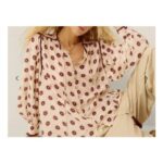 Saira Floral Print Blouse Ivory