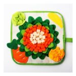 Satiskid Snuffle Mat 38cm Slow Feeding Toy for Small Dogs