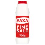 Saxa Fine Table Salt for Table & Cooking, 750g With Voucher – S&S £1.43/£1.34