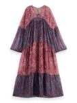 Scotch & Soda Womens Printed Maxi Dress Casual Dress size 10