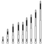 Screwdriver Drill Bit Set with PH2 Impact Driver Bits in 9 Sizes – Sold by FANXIX UK / FBA