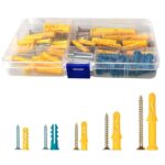 Screws and Wall Plugs Set 100 Pcs, Mixed Size Fixings for Brick and Masonry – Sold by tallkeey / FBA