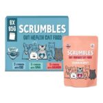 Scrumbles Wet Cat Pouches, Gravy Fish, 8x85g, 80% Meat – £4.99 S&S