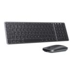 Seenda SKM64-2 Portable Bluetooth Keyboard and Mouse for Mac Black/Gray