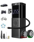 ServoMAster Car Tyre Inflator, Cordless Air Compressor 150 PSI Digital Tyre Inflator, Portable Pump with LED – Sold by GrandGreenView / FBA