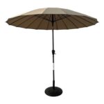 Shanghai 2.7m Crank and Tilt Parasol Taupe