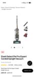 Shark Detect Pet pro expert corded upright vacuum