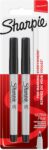 Sharpie Permanent Markers Ultra Fine Point for Precise Marks Black Ink 2 Marker Pens